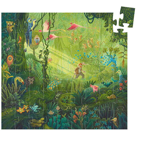Puzzle silhouette / Dans la jungle / 54 pcs